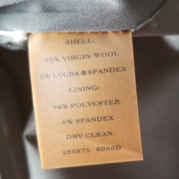 3 for $25 ** Ann Taylor Gray Skirt Front Pleated - Picture 5 of 7